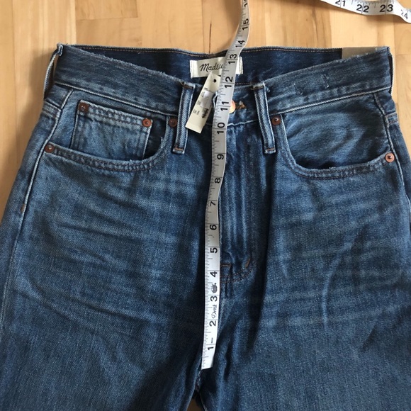MADEWELL The Tall Momjean in Downey Wash jeans - Picture 5 of 9